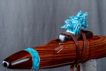 Brazilian Kingwood Native American Flute, Minor, Low F-4, #N7F